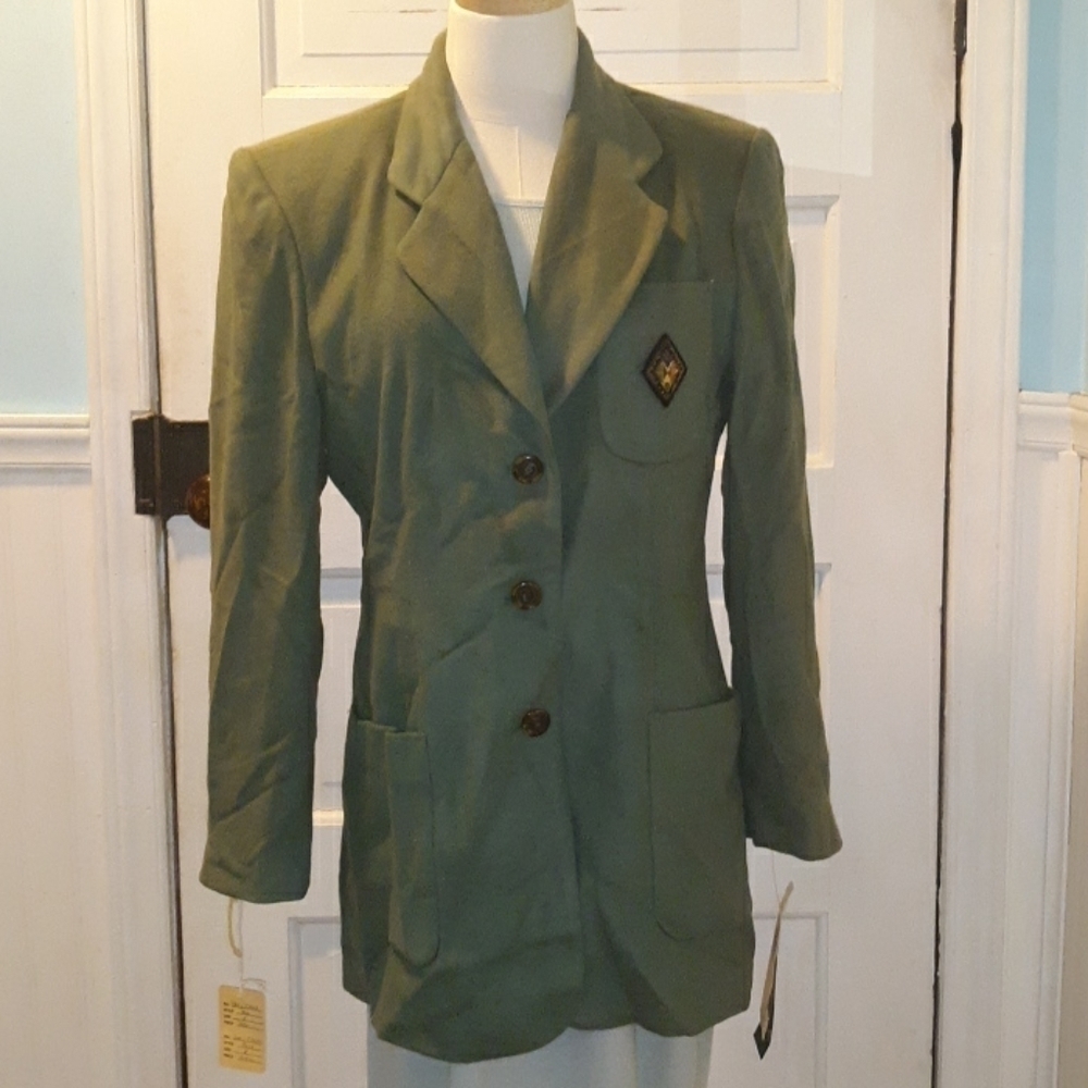 J.Mclaughlin wool military style blazer sz 8